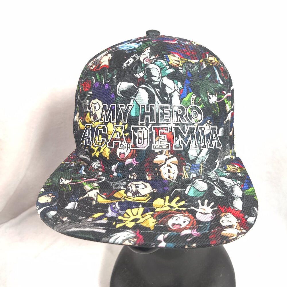My Hero Academia Hat Mens OSFA Snapback Anime Characters Adjustable Ball Cap